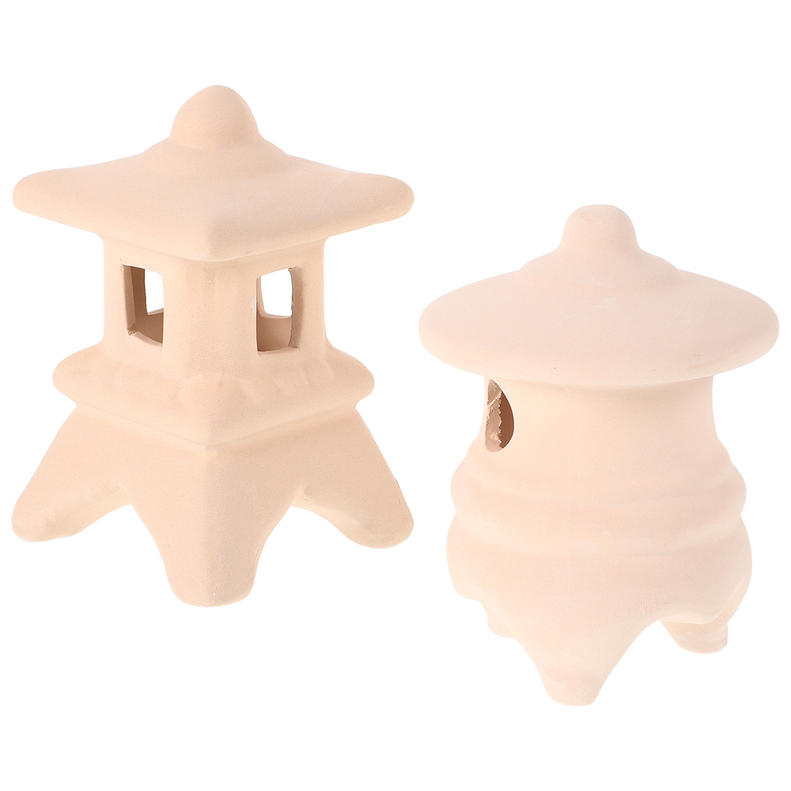 Hide Cave Ceramic - 2 stuks keramische visbakdecoratie, visgrot, aquariumschuilplaats