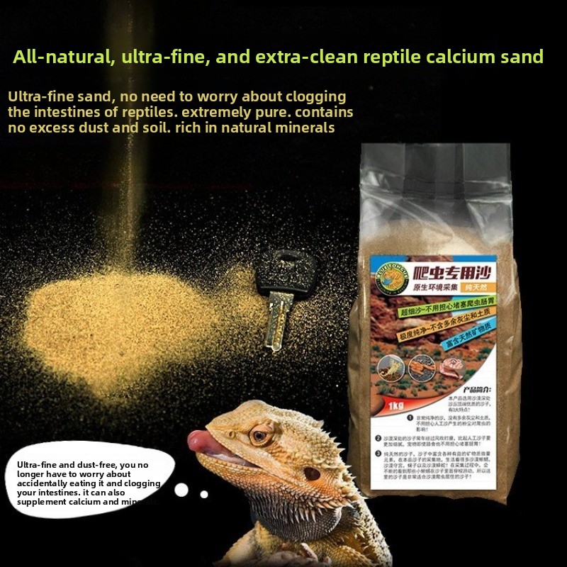Reptielzand Calciumzand voor b - Calcium Powder Reptile recensie en prijs